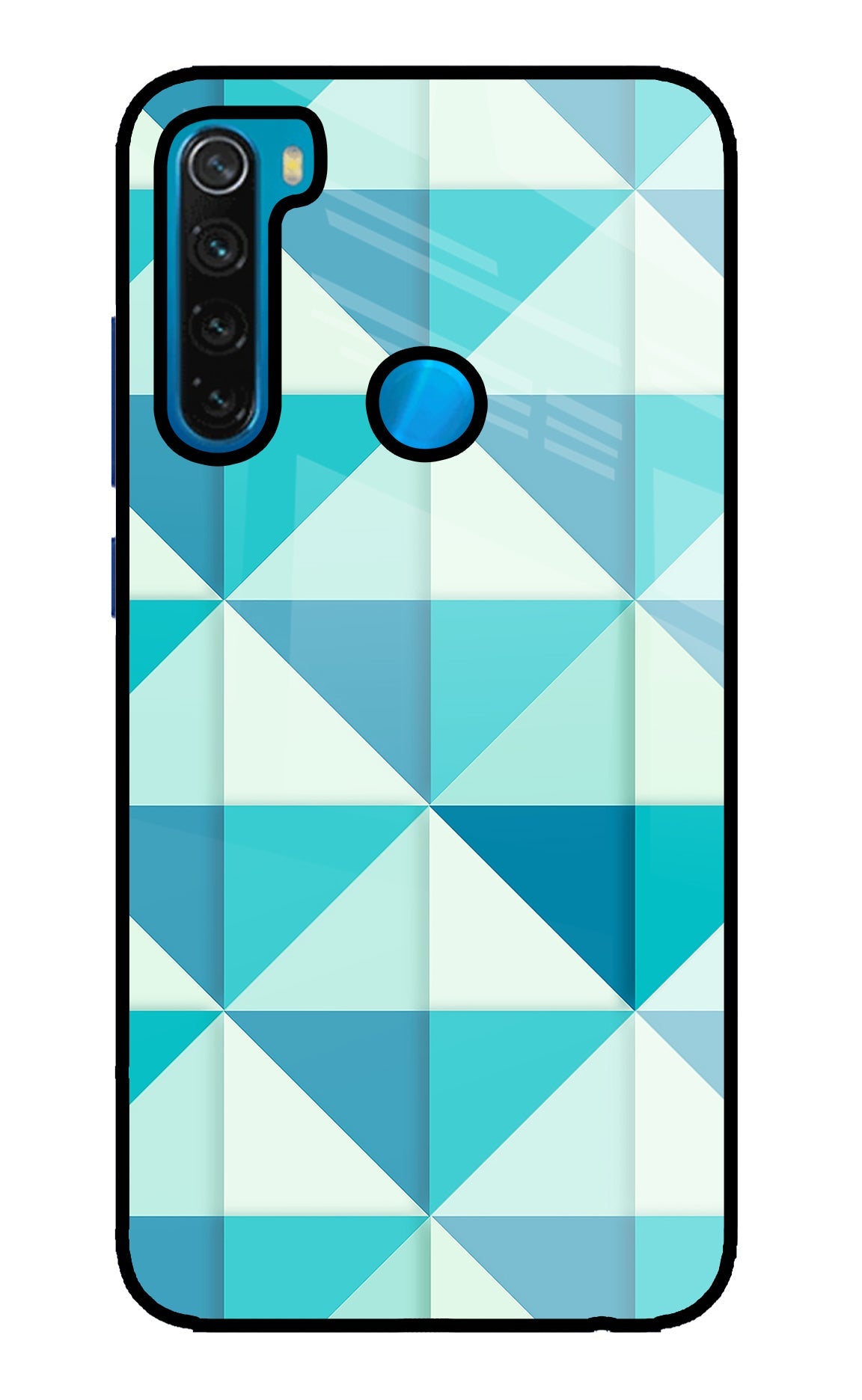 Abstract Redmi Note 8 Glass Case