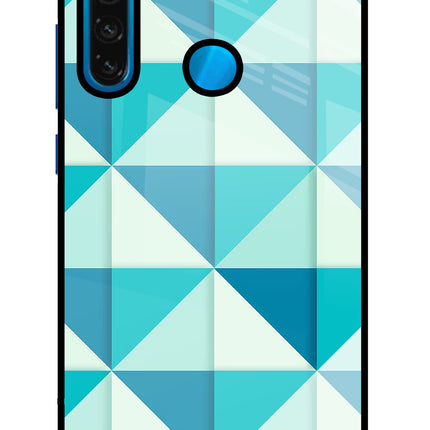 Abstract Redmi Note 8 Glass Case
