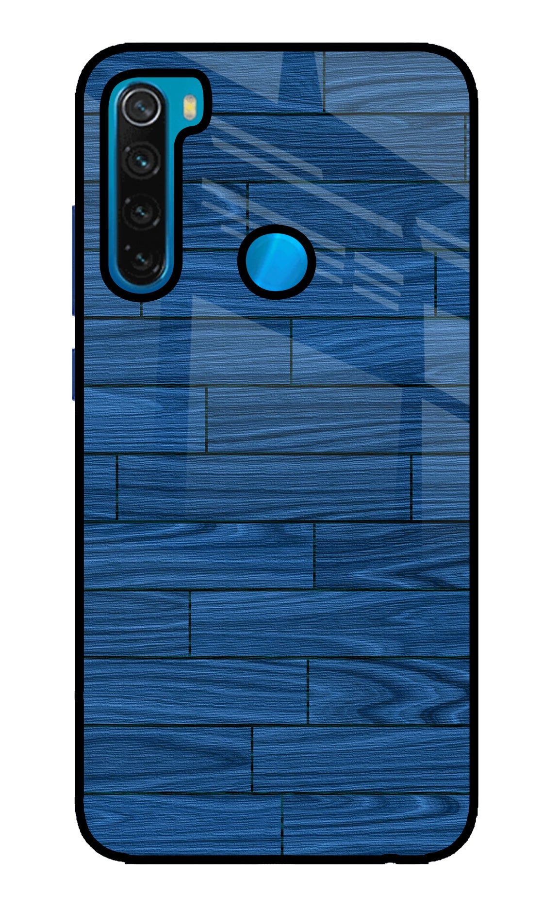 Wooden Texture Redmi Note 8 Glass Case