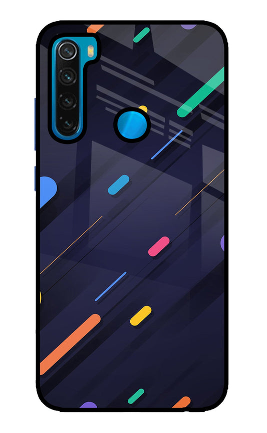 Abstract Design Redmi Note 8 Glass Case