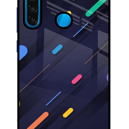 Abstract Design Redmi Note 8 Glass Case