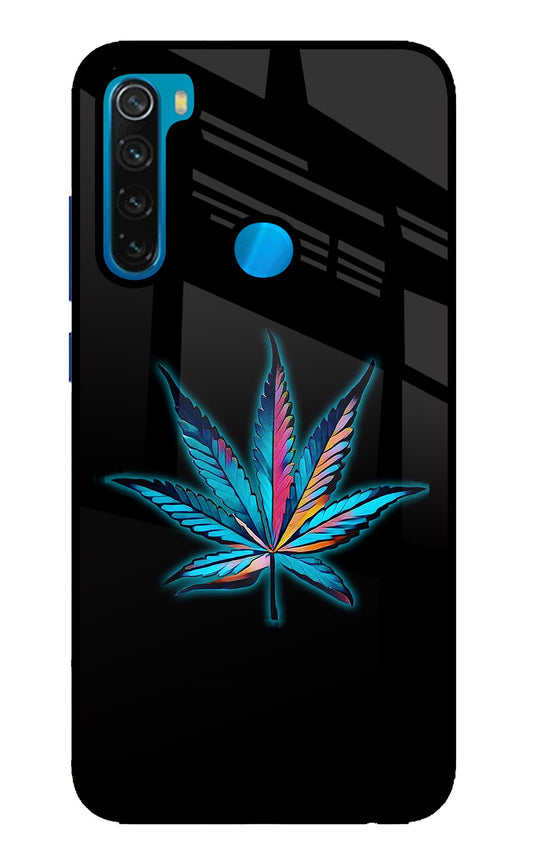 Weed Redmi Note 8 Glass Case