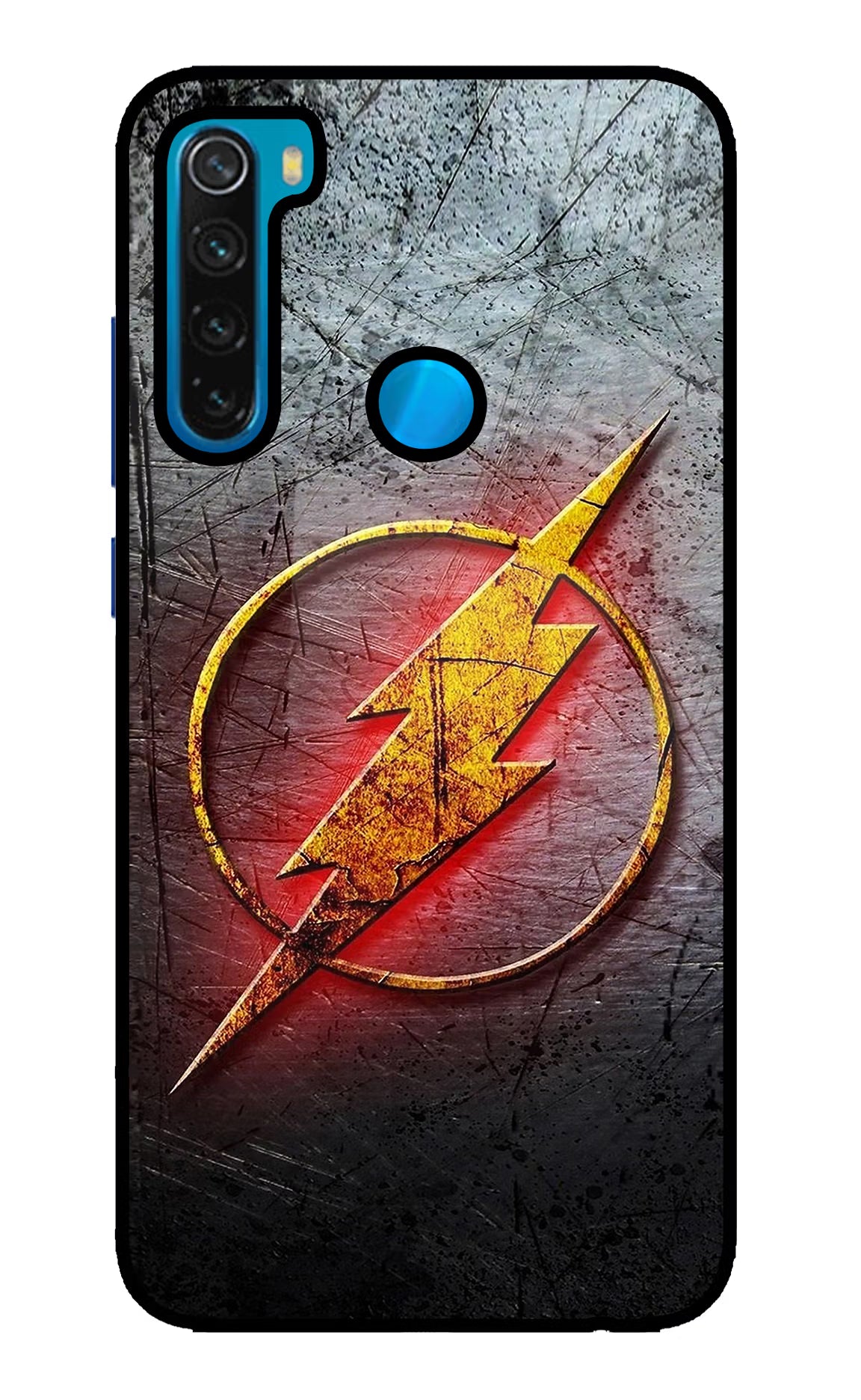 Flash Redmi Note 8 Glass Case Back Cover by Casekaro