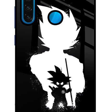 Goku Shadow Redmi Note 8 Glass Case
