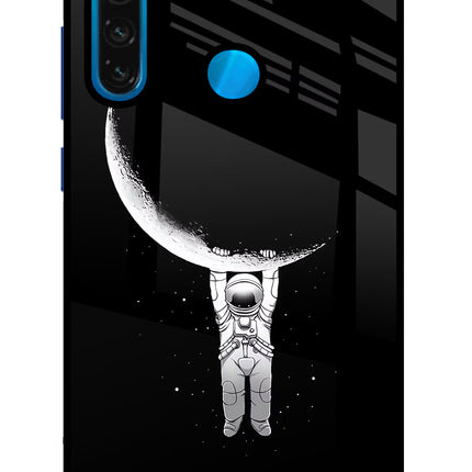 Moon Space Redmi Note 8 Glass Case