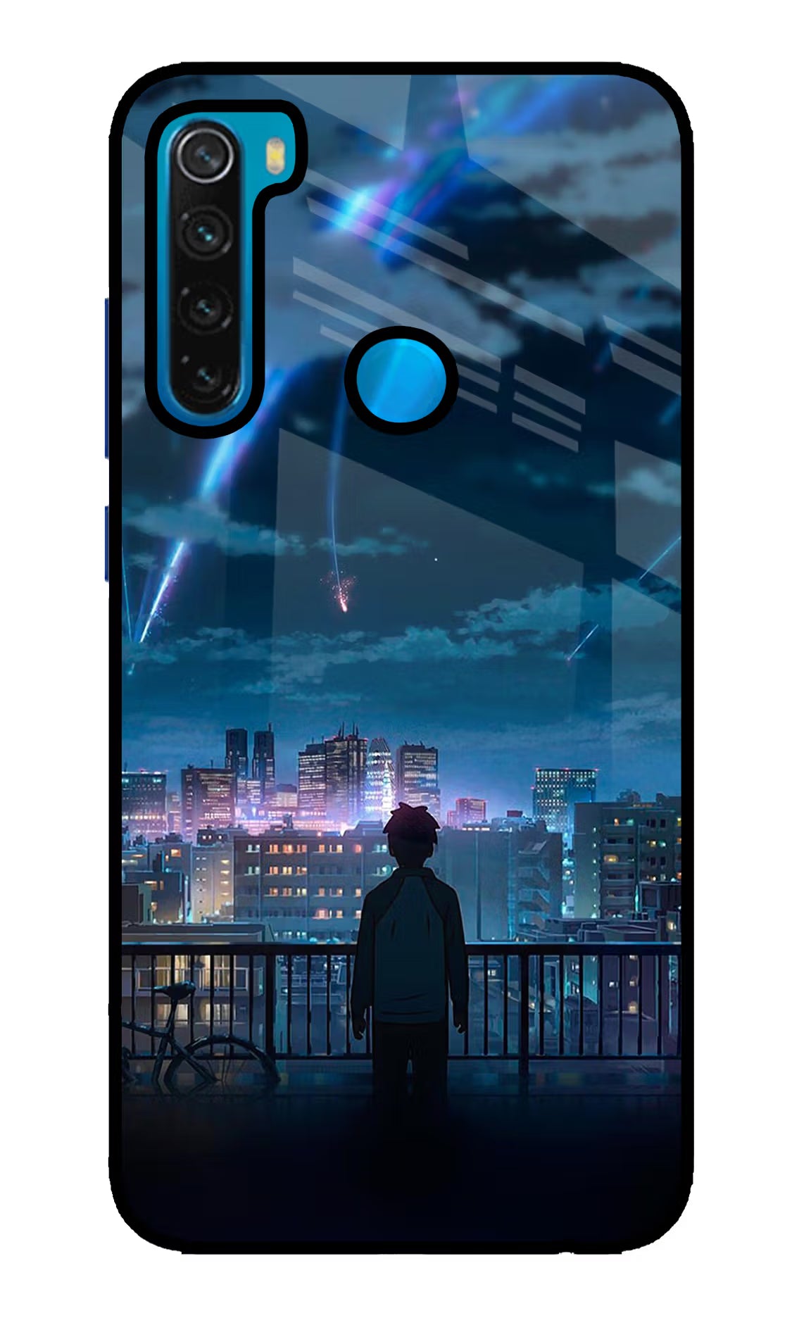 Anime Redmi Note 8 Glass Case Back Cover by Casekaro