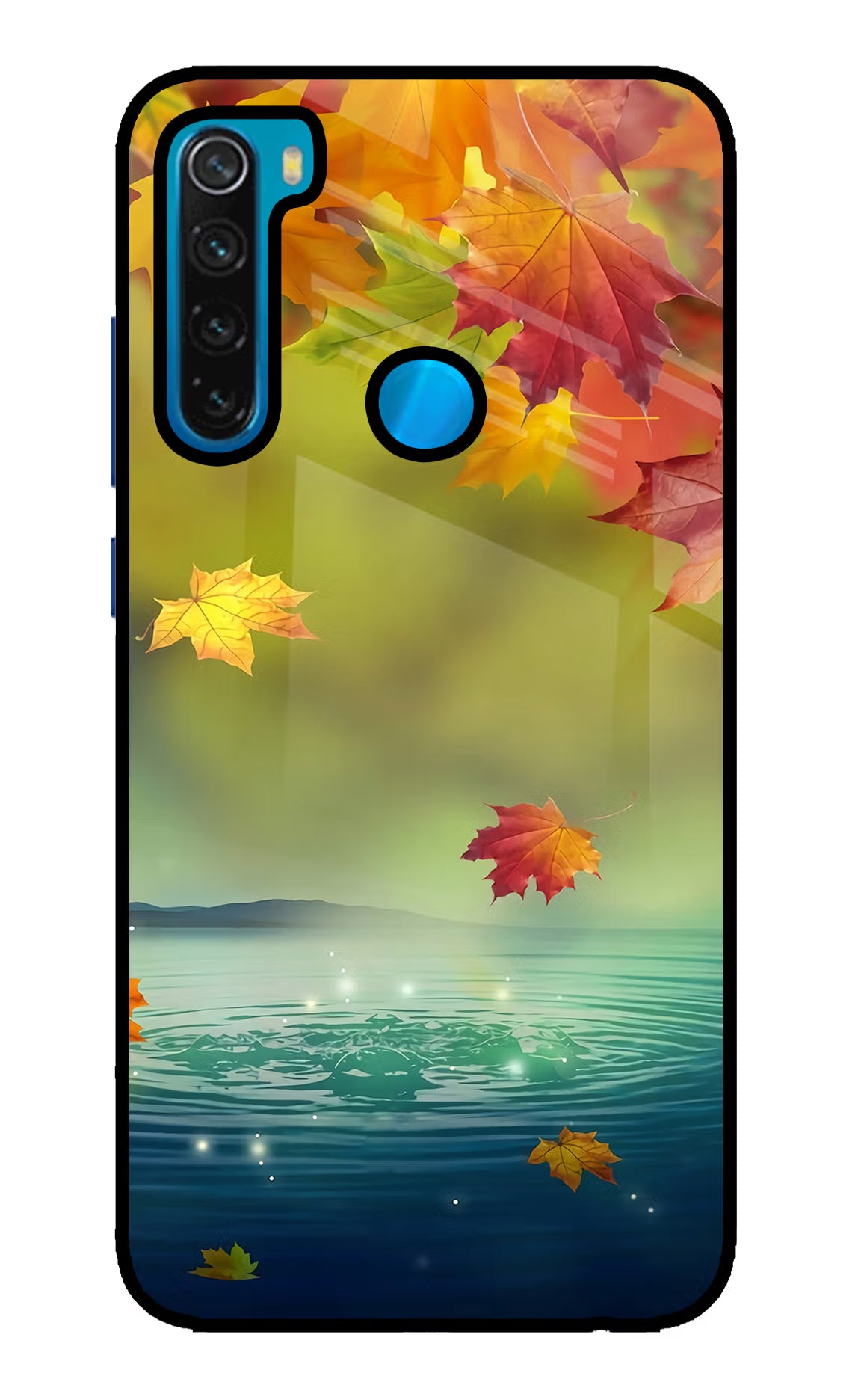 Flowers Redmi Note 8 Glass Case Back Cover by Casekaro