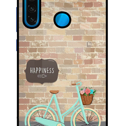 Happiness Artwork Redmi Note 8 Glass Case