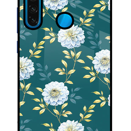 Flowers Redmi Note 8 Glass Case