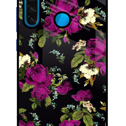 Flowers Redmi Note 8 Glass Case
