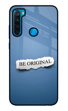 Be Original Redmi Note 8 Glass Case