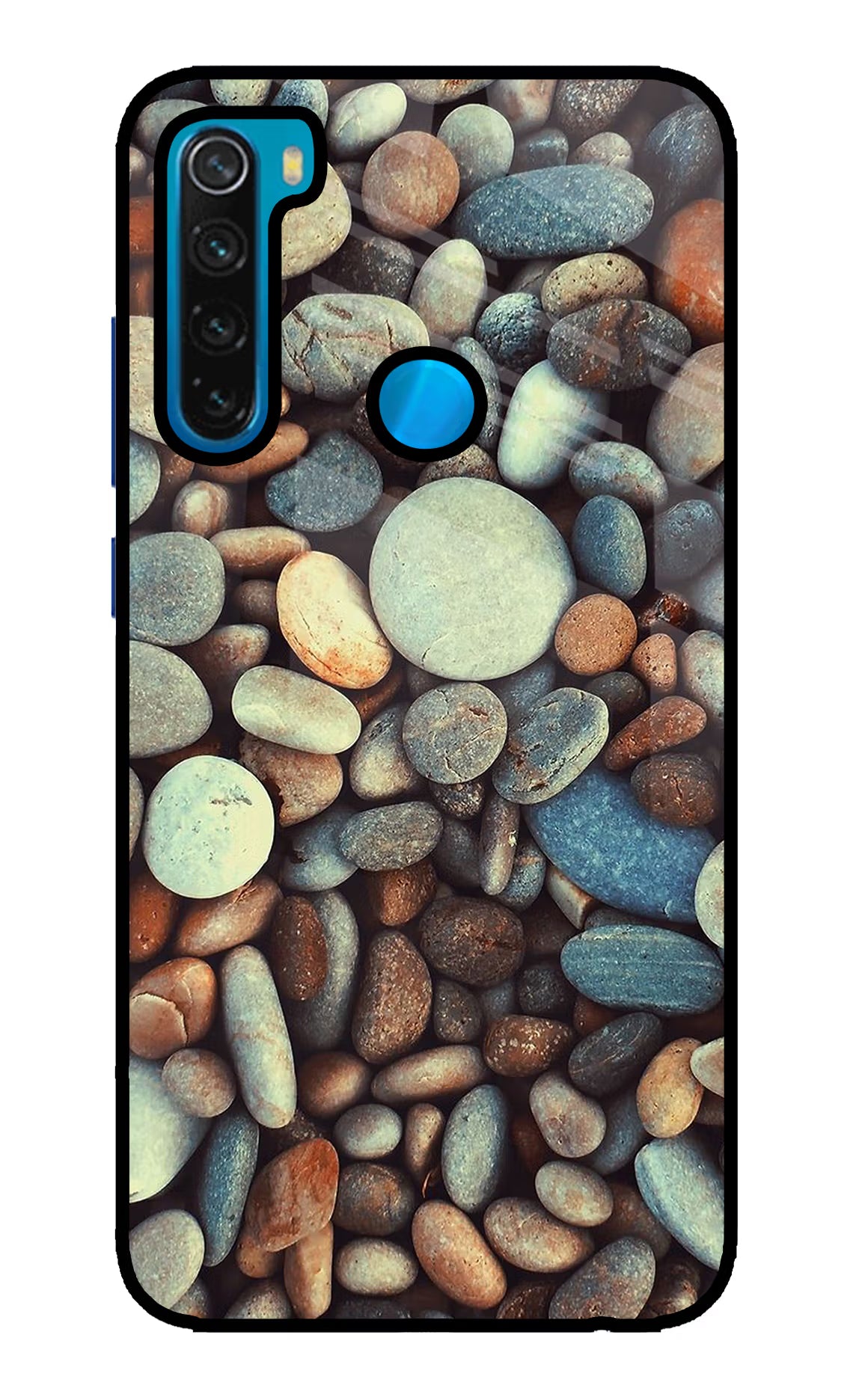 Pebble Redmi Note 8 Glass Case Back Cover by Casekaro