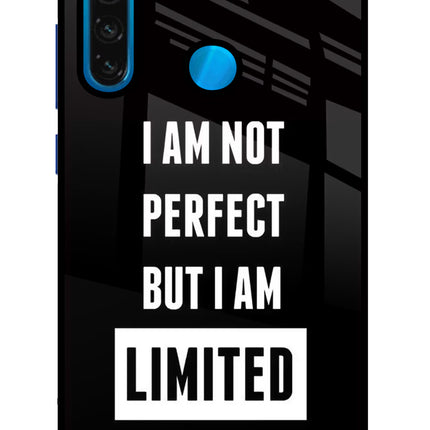 I Am Not Perfect But I Am Limited Edition Redmi Note 8 Glass Case