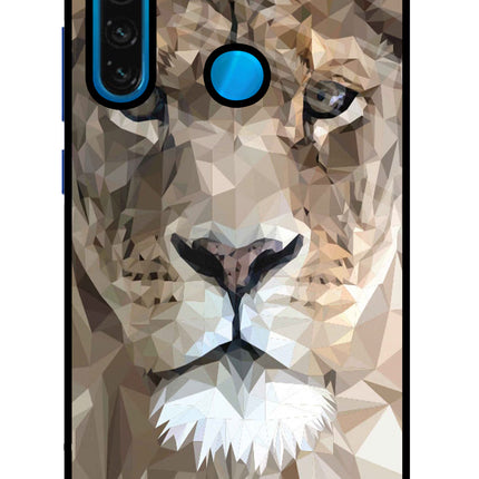 Lion Art Redmi Note 8 Glass Case