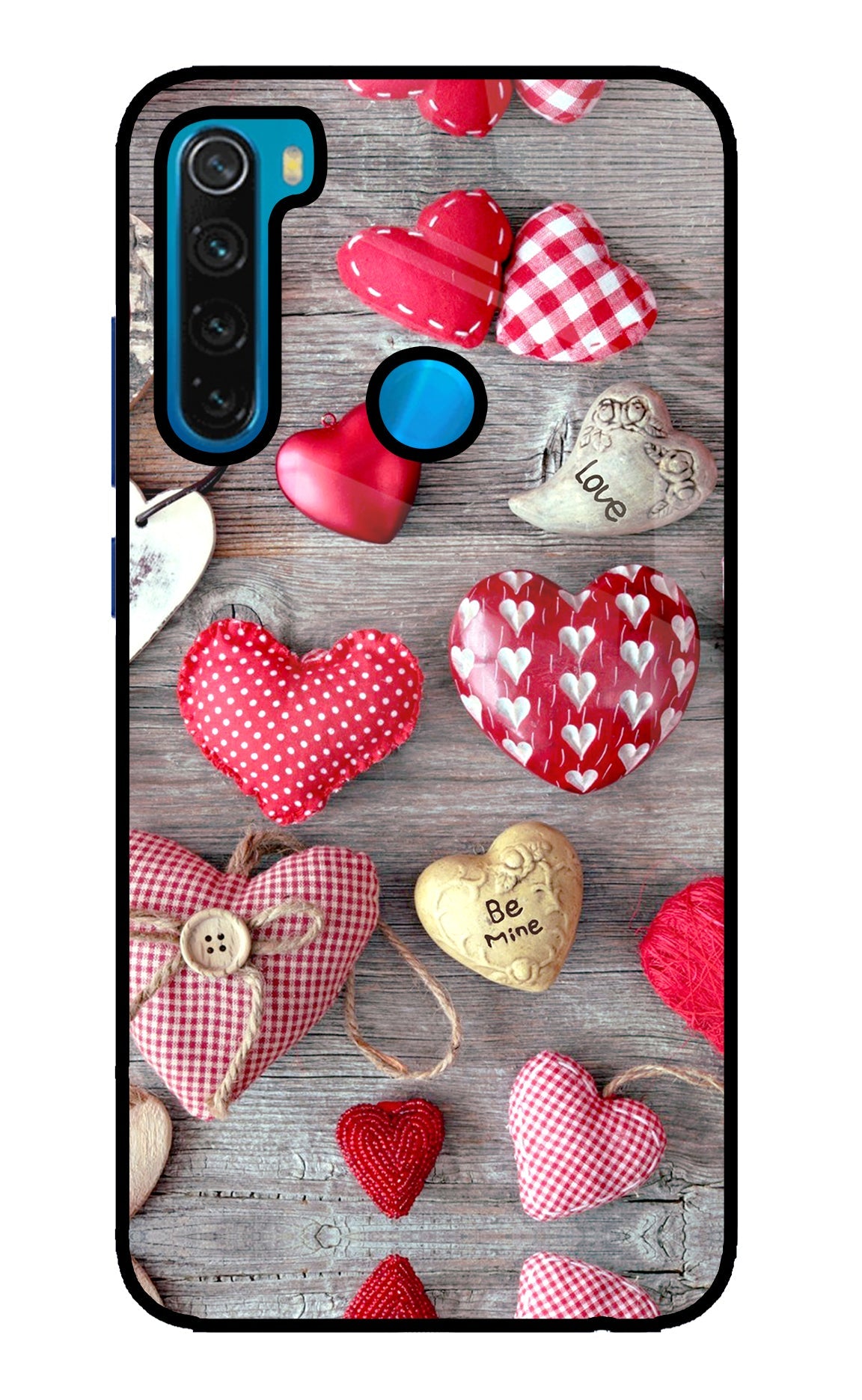 Love Wallpaper Redmi Note 8 Glass Case