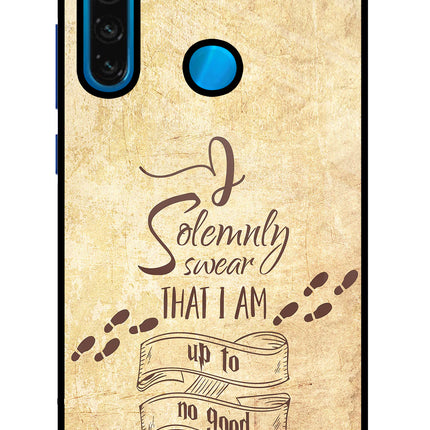 I Solemnly swear that i up to no good Redmi Note 8 Glass Case