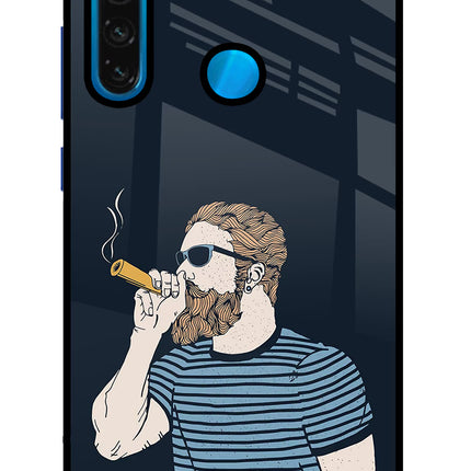 Smoking Redmi Note 8 Glass Case