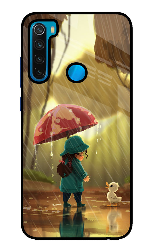 Rainy Day Redmi Note 8 Glass Case