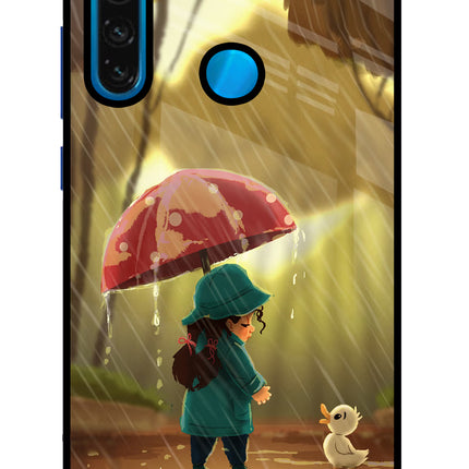 Rainy Day Redmi Note 8 Glass Case