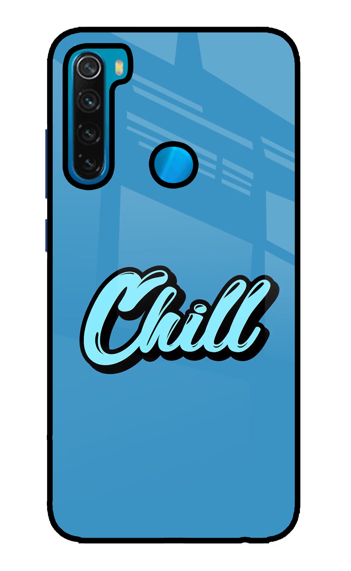 Chill Redmi Note 8 Glass Case Back Cover by Casekaro