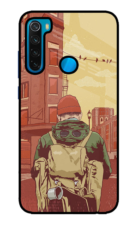 Adventurous Redmi Note 8 Glass Case