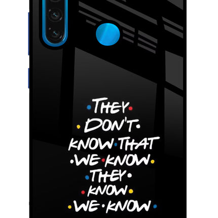 FRIENDS Dialogue Redmi Note 8 Glass Case
