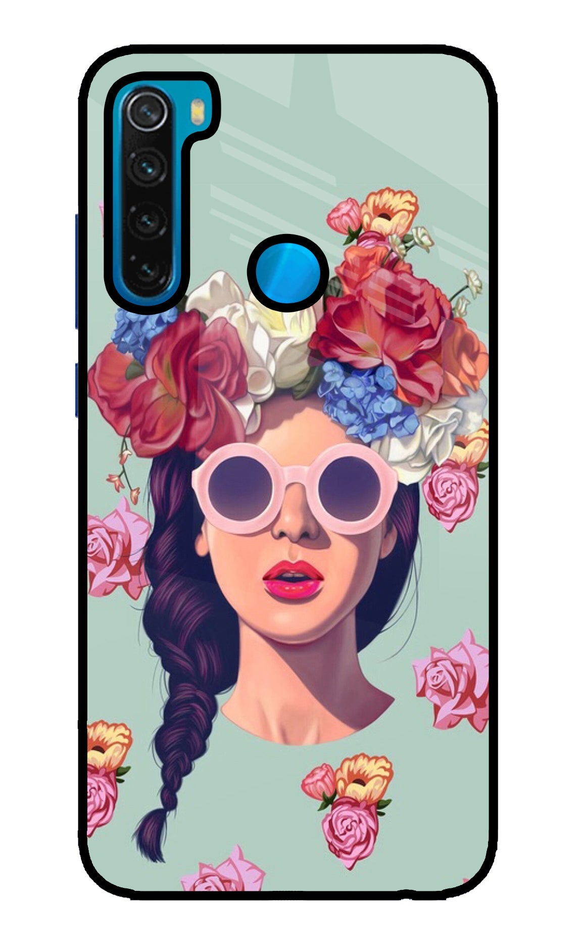 Pretty Girl Redmi Note 8 Glass Case