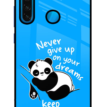 Keep Sleeping Redmi Note 8 Glass Case