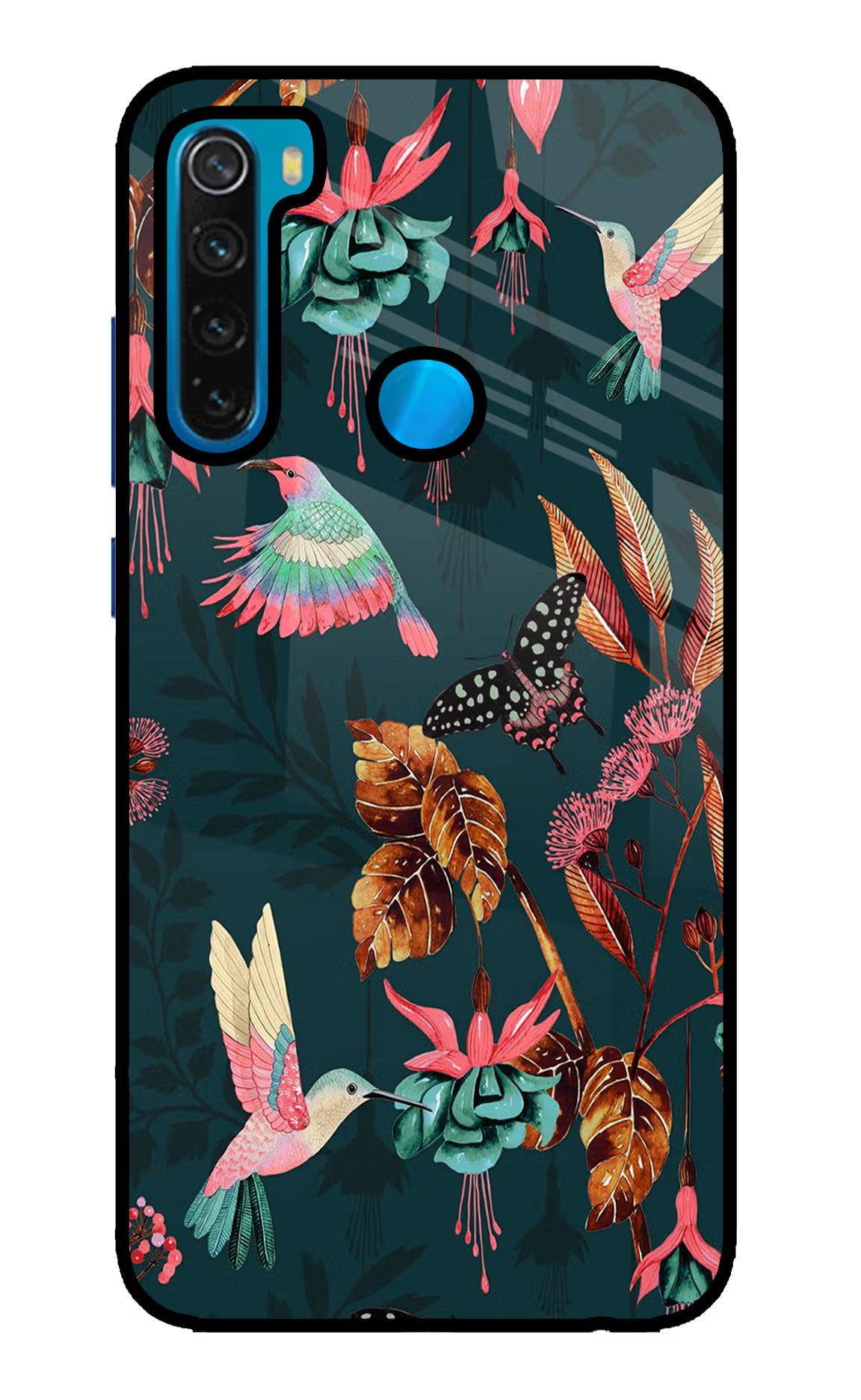 Birds Redmi Note 8 Glass Case Back Cover by Casekaro
