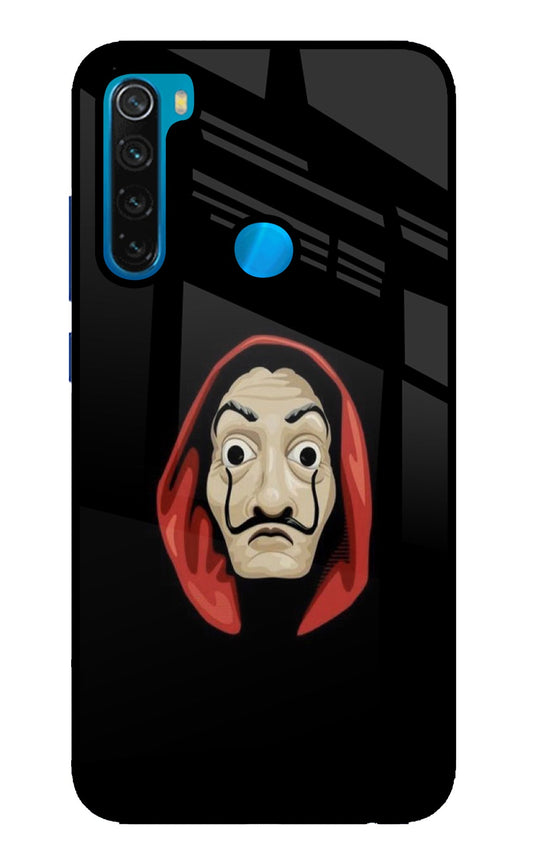 Money Heist Redmi Note 8 Glass Case