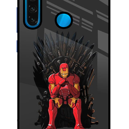 Ironman Throne Redmi Note 8 Glass Case