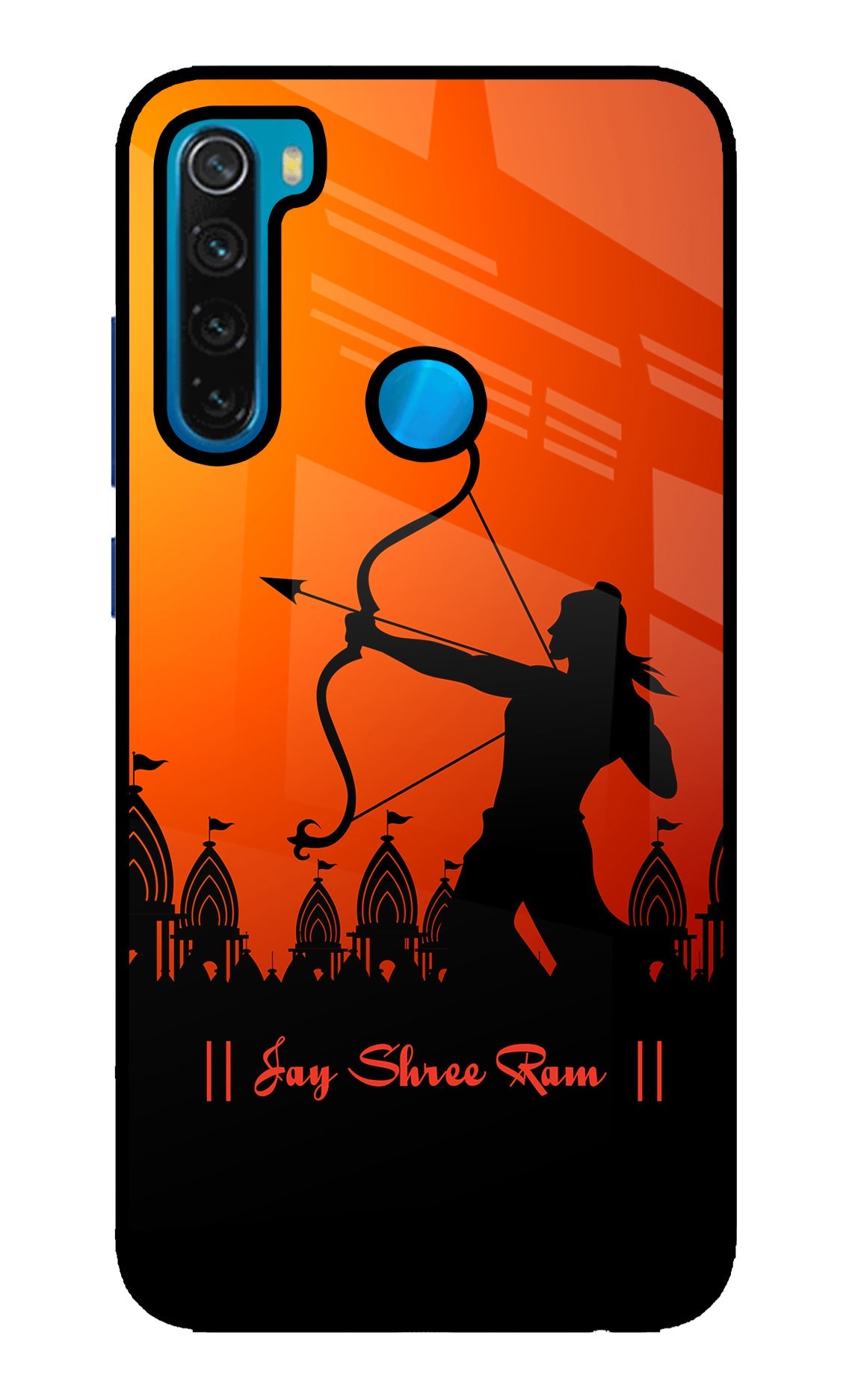 Lord Ram - 4 Redmi Note 8 Glass Case