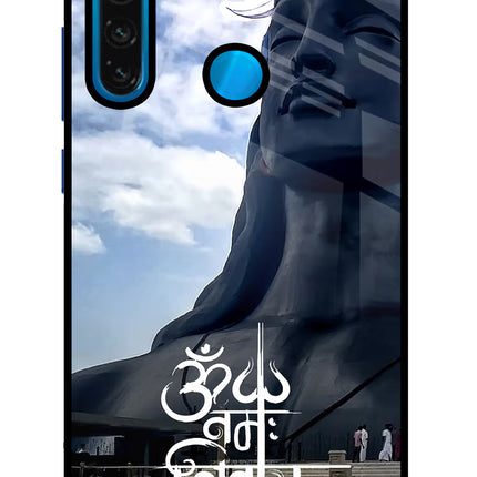 Om Namah Shivay Redmi Note 8 Glass Case Back Cover by Casekaro