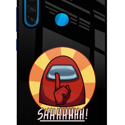 Among Us Shhh! Redmi Note 8 Glass Case