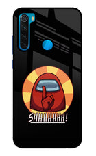 Among Us Shhh! Redmi Note 8 Glass Case