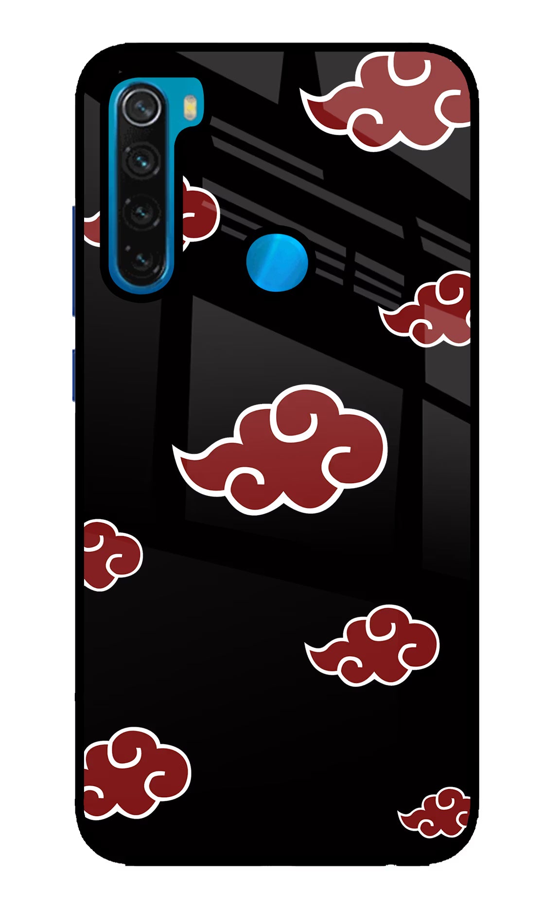 Akatsuki Redmi Note 8 Glass Case Back Cover by Casekaro