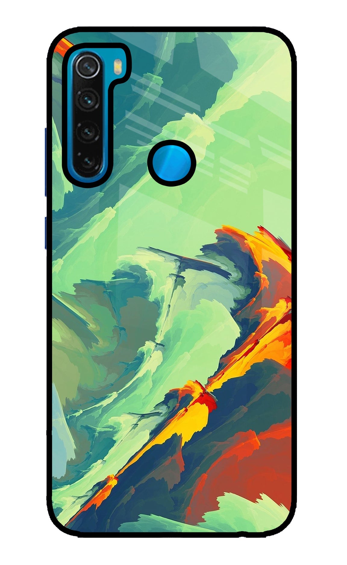 Paint Art Redmi Note 8 Glass Case