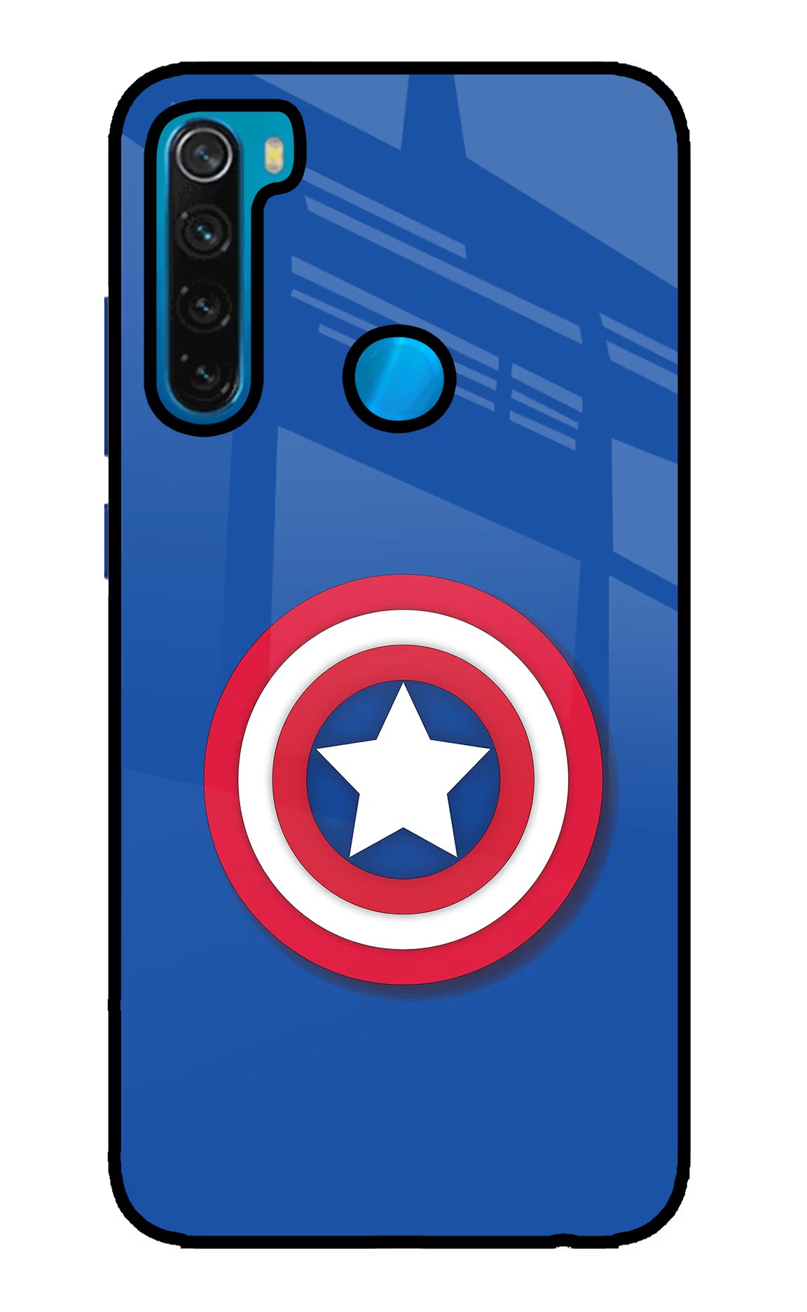 Shield Redmi Note 8 Glass Case Back Cover by Casekaro
