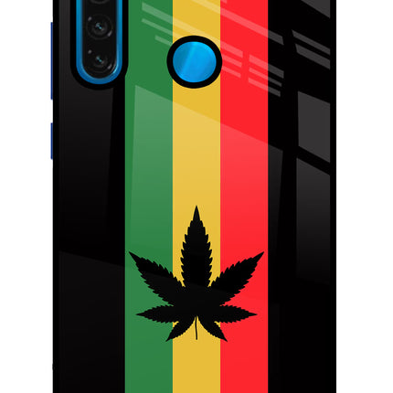 Weed Flag Redmi Note 8 Glass Case