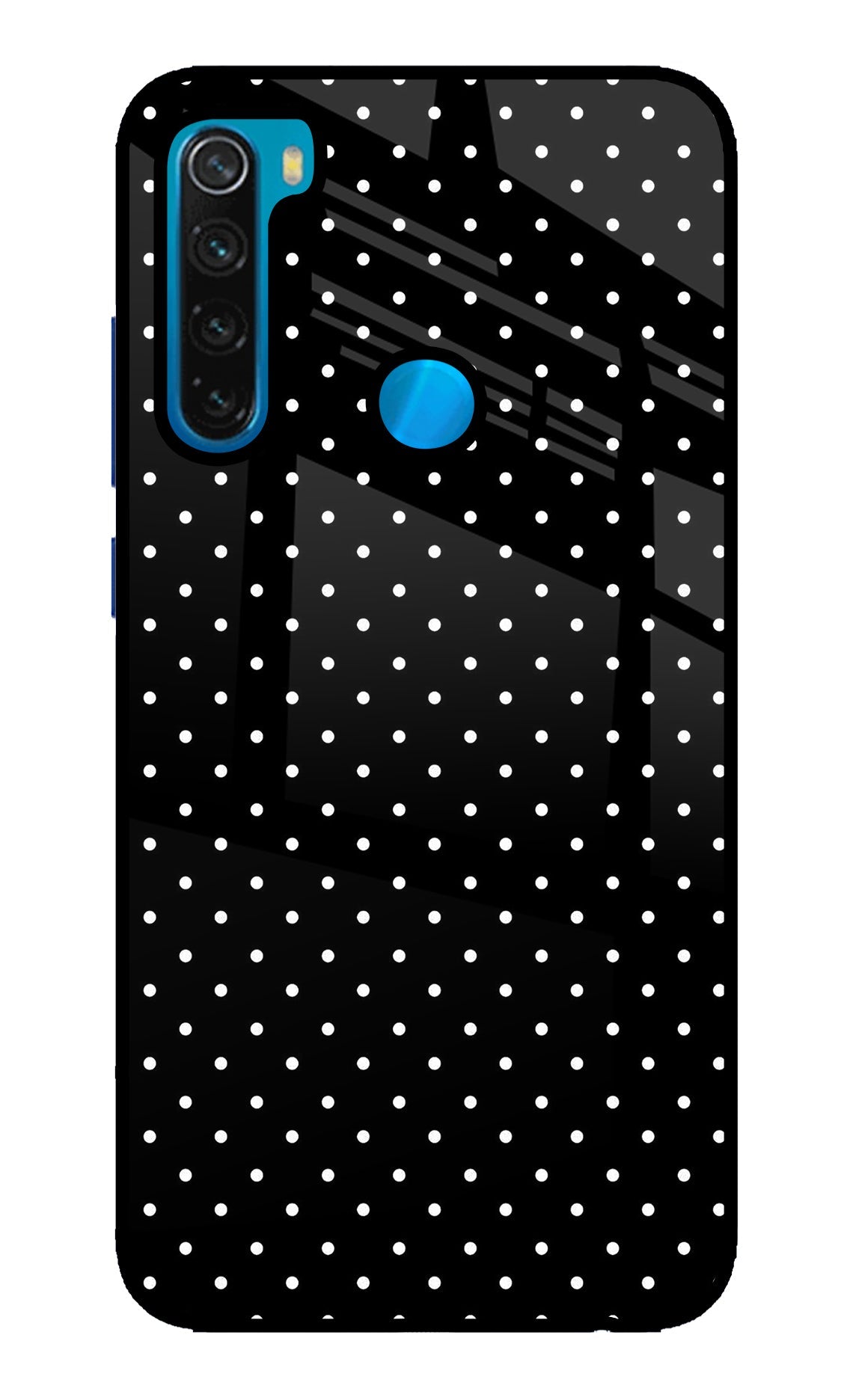 White Dots Redmi Note 8 Back Cover