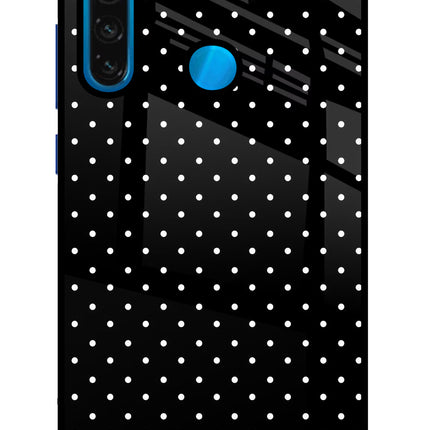 White Dots Redmi Note 8 Glass Case