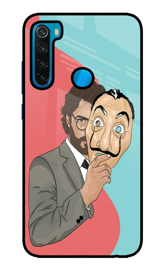 Professor Redmi Note 8 Glass Case