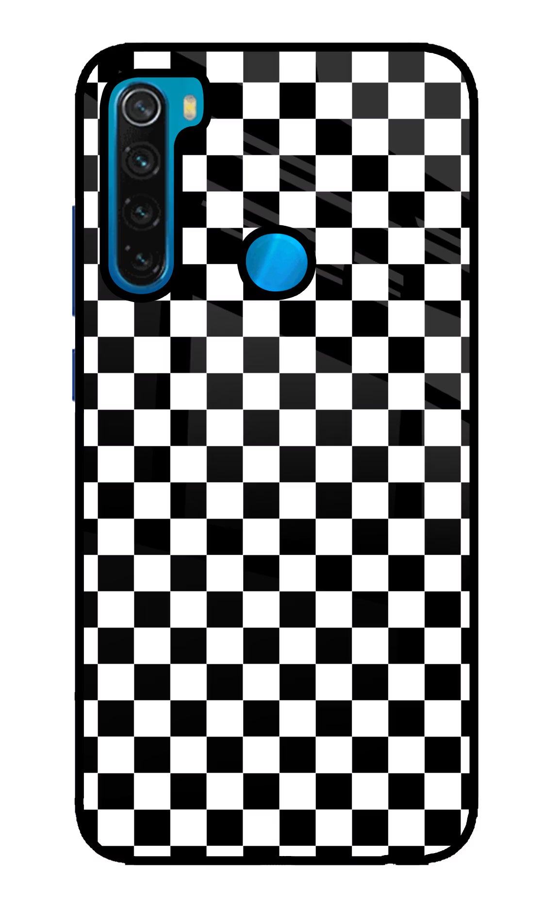 Chess Board Redmi Note 8 Glass Case Back Cover by Casekaro