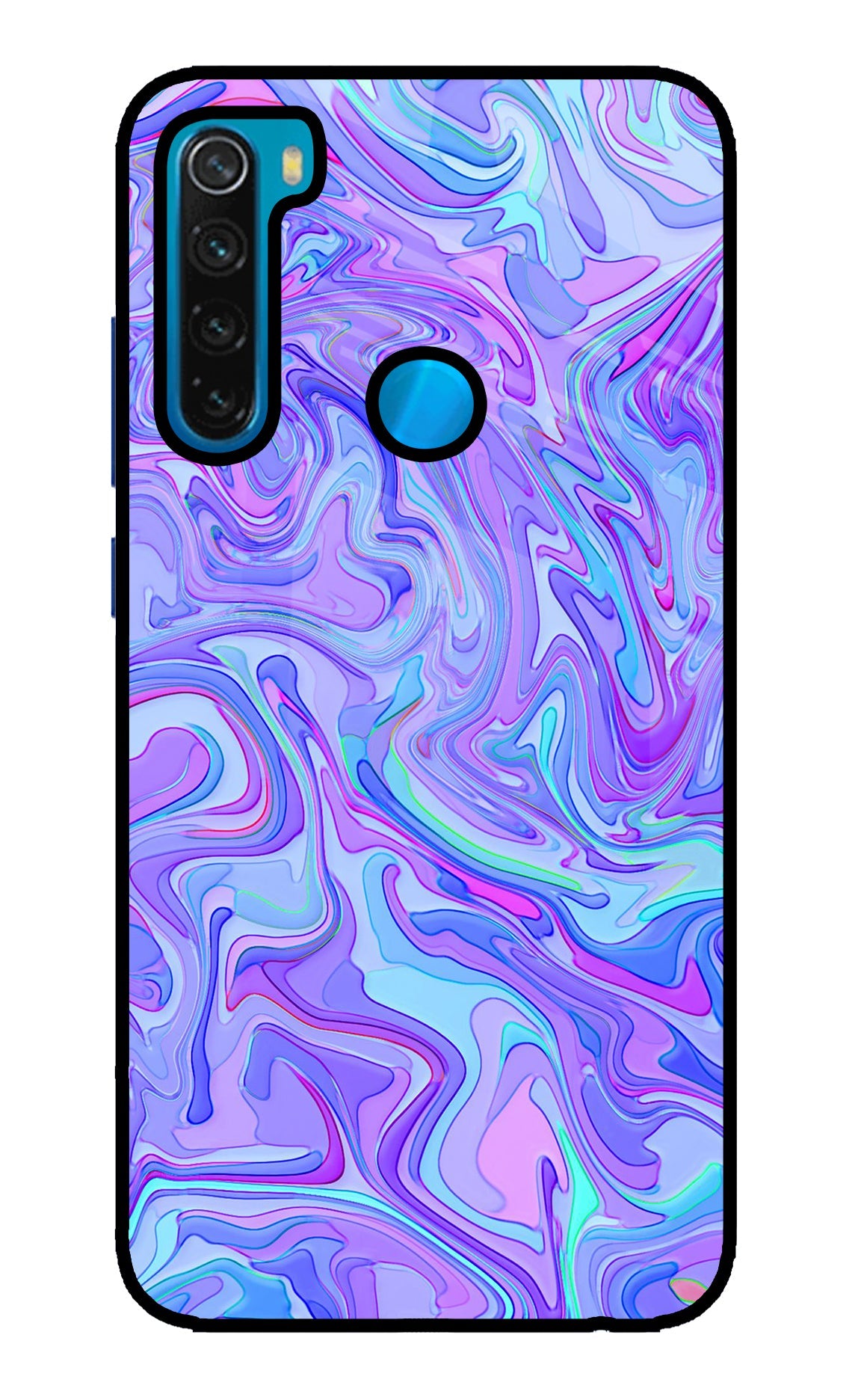 Glitter Redmi Note 8 Glass Case