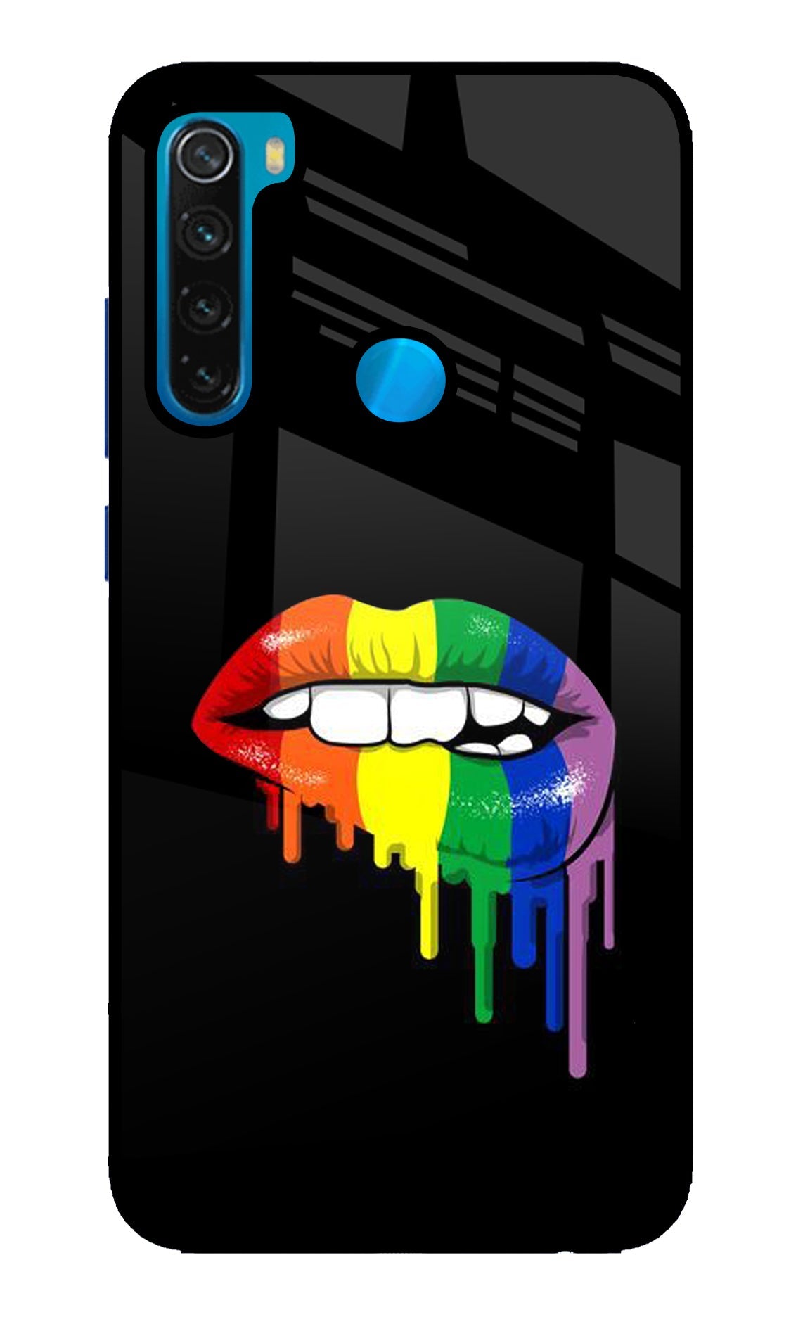 Lips Biting Redmi Note 8 Back Cover