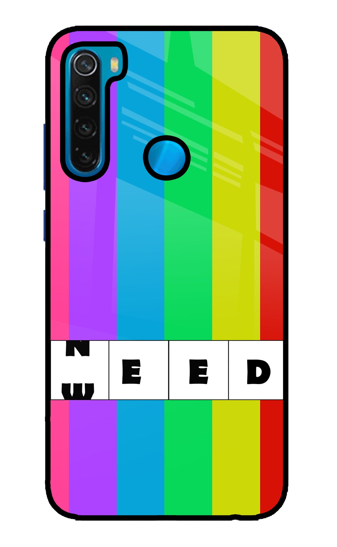 Need Weed Redmi Note 8 Glass Case