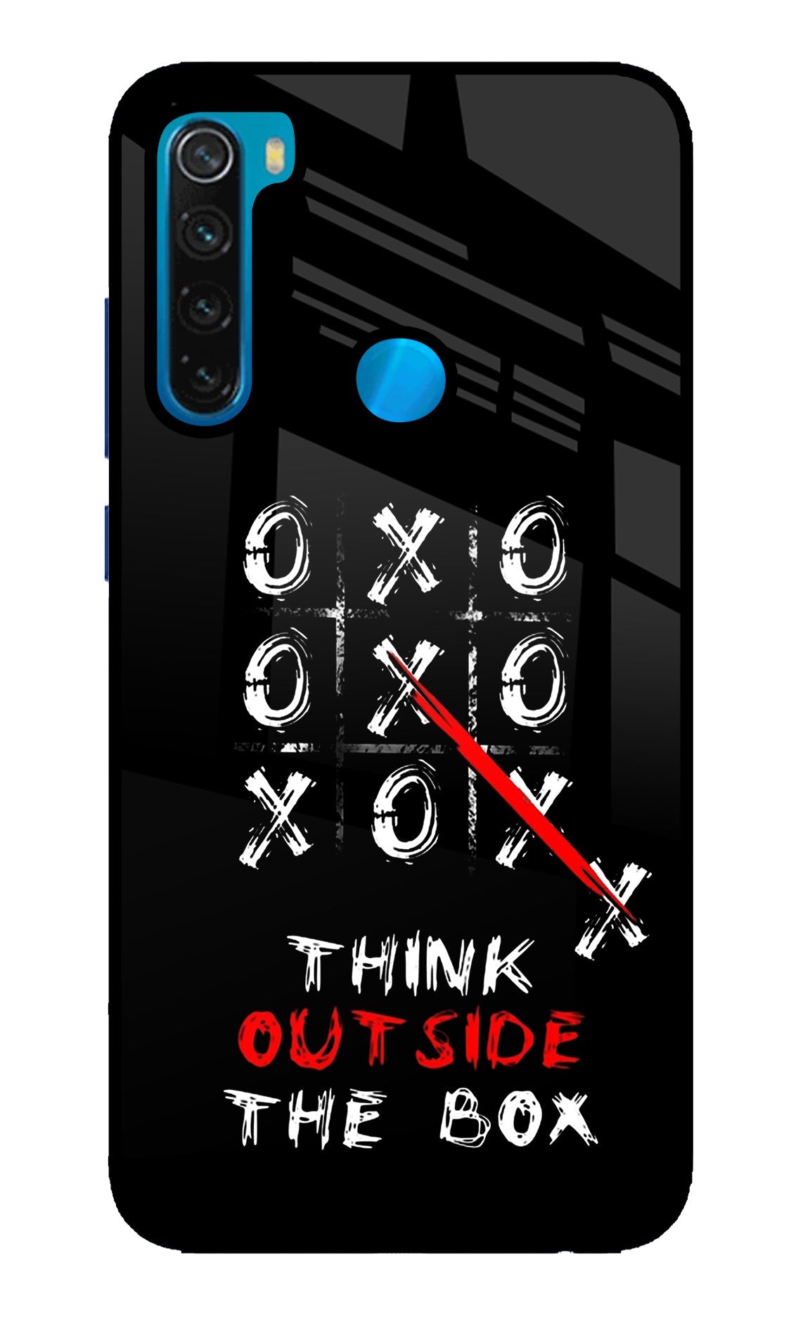 Think out of the BOX Redmi Note 8 Glass Case