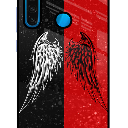 Wings Redmi Note 8 Glass Case