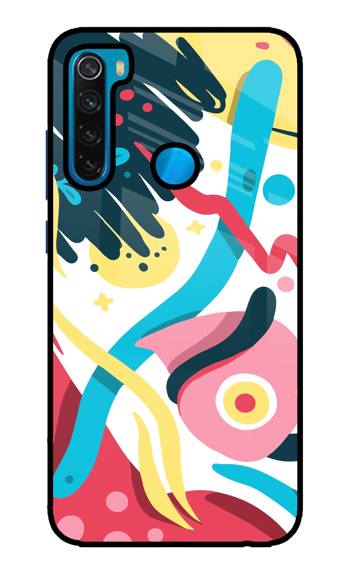 Trippy Redmi Note 8 Glass Case