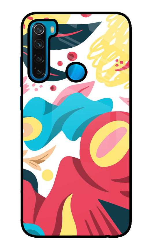 Trippy Art Redmi Note 8 Glass Case